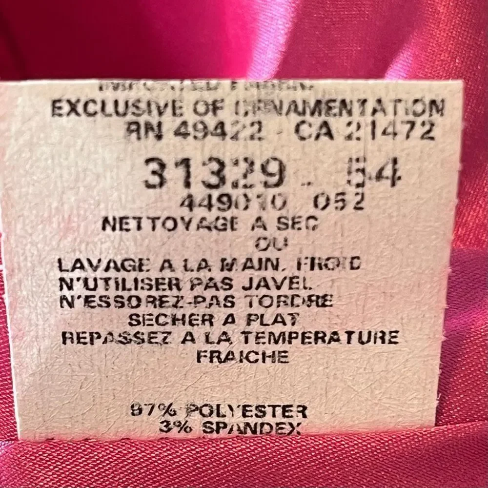 Jessica McClintock For Gunne‎ Sax Pink Vintage Barbie Core Y2K Gown 7/8